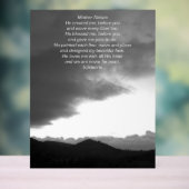 Acrylic Sign POEM ON PHOTOGRAPH DESIGN Acryl Bord (Neutraal)