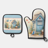 Acrylic Tray Ovenwant & Pannenlap Set (Voorkant)