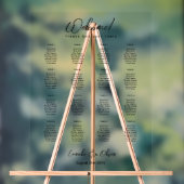 ACRYLIC TROUWZAAL STOELEN TAFEL KAART 16 Tafel Acryl Bord (Neutraal)