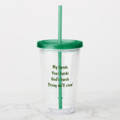 Acrylic Tumbler Acryl Drinkbeker (Voorkant)