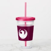 Acrylic Tumbler with flag of Phoenix City Acryl Drinkbeker (Voorkant)