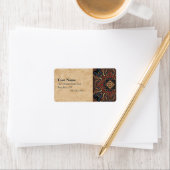 Acrylic Vision Mandala Adres Label (Insitu)