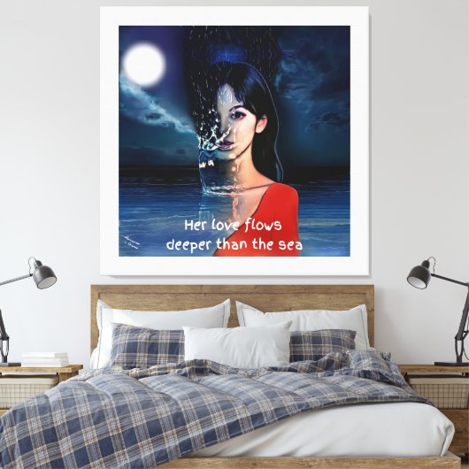 Acrylic Wall Art Canvas Afdruk (Insitu (Slaapkamer))