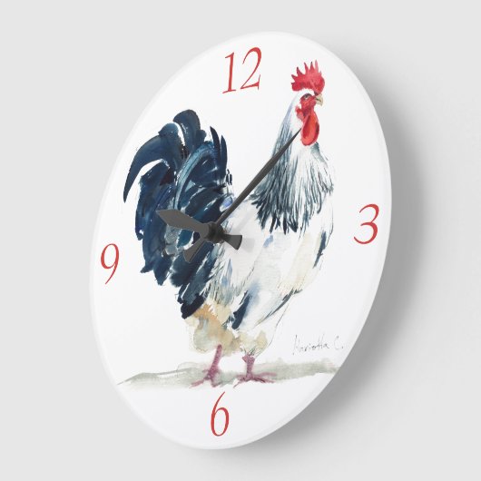 Acrylic Wall Clock, Square Square Wall Clock Grote Klok (Hoek)