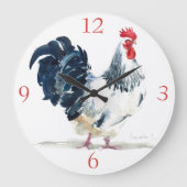 Acrylic Wall Clock, Square Square Wall Clock Grote Klok (Voorkant)