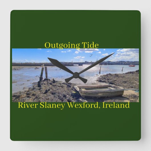 Acrylic Wall Clock Vierkante Klok (Voorkant)