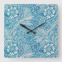 ACRYLIC WALL CLOCK : WILLIAM MORRIS DESIGN