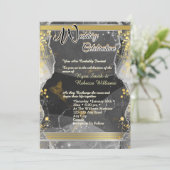 Acrylic Wedding Invitation Kaart (Staand voorkant)