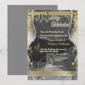 Acrylic Wedding Invitation Kaart (Voorkant / Achterkant)