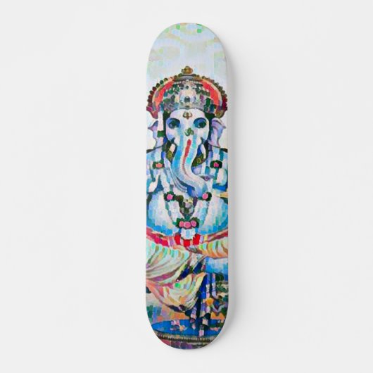 Acrylische Ganesha Indie Element Aangepast Pro Boa Skateboard (Voorkant)