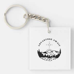 Acrylische Sleutelhanger Advantage wacht op