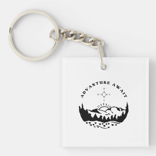 Acrylische Sleutelhanger Advantage wacht op (voorkant)