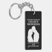 acrylische sleutelhanger "CHERISH MOMENTEN..." (Voorkant Links)