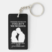 acrylische sleutelhanger "CHERISH MOMENTEN..." (achterkant)