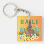 Acrylische Sleutelhanger - Golden Memories of Bali (Voorkant)