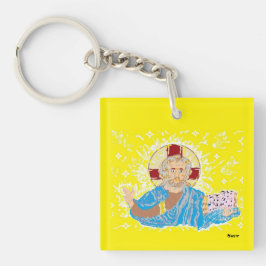 Acrylische Sleutelhanger: Lord Jesus Christus Sleutelhanger