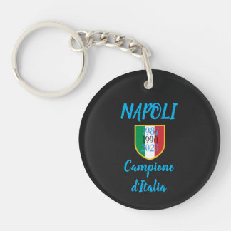 Acrylische Sleutelhanger Napoli Scudetto