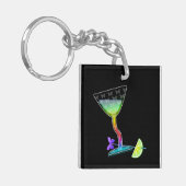 ACRYLISCHE SLEUTELHANGERS - VLINDER MARTINI (Voorkant Links)