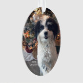 Acrylkerst-kerstversiering, Cute Dog Ornament (voorkant)