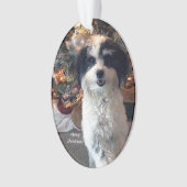 Acrylkerst-kerstversiering, Cute Dog Ornament (voorkant)