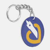 Acrylklep noord zonder calais 2 sleutelhanger (Voorkant Links)