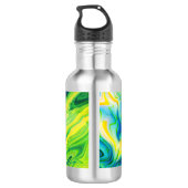 Acrylkleurstof, blauw, groen, geel / waterfles  (Achterkant)