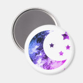 Acrylmaan en sterren magneet (Voorkant / Achterkant)