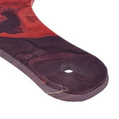 Acrylnitriet abstract Rood en mahogany Snijplank (Hoek)