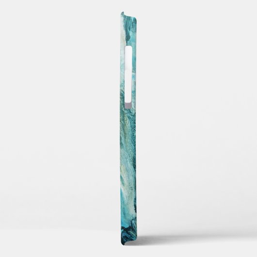 Acrylnitriet voor abstracte turkooizen Case-Mate iPhone case (Achterkant / Links)