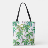 Acrylpalmen: Zomertextiel. Tote Bag (Achterkant)