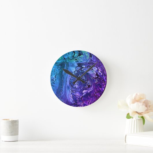 Acrylpour #24-klok ronde klok (Huis)