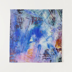 acrylrastertextuur verschillend meerkleurig mono wandkleed