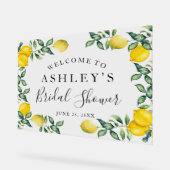 Acrylschild Lemon Bruilofts Bruidsshower Welkom Acryl Bord (Hoek)