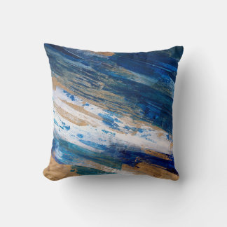 Acrylschilderij. Met de hand verfde illustraties.  Kussen