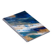 Acrylschilderij. Met de hand verfde illustraties. Notitieboek (Rechterzijde)