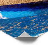 Acrylschilderij. Met de hand verfde illustraties.  Poster (Hoek)