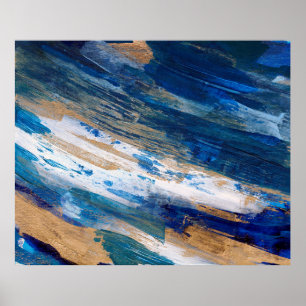 Acrylschilderij. Met de hand verfde illustraties.  Poster