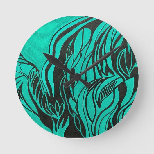 Acrylschildering Ronde Klok (Voorkant)