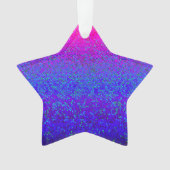 Acrylsierstof Glitter Star Dust Ornament (voorkant)