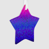 Acrylsierstof Glitter Star Dust Ornament (voorkant)