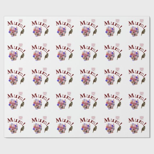 AcrylSleutelhanger Cadeaupapier (Vlak)