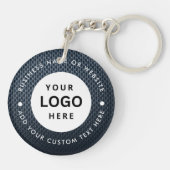 AcrylSleutelhanger, cirkel (dubbelzijdig) Sleutelhanger (Achterkant)