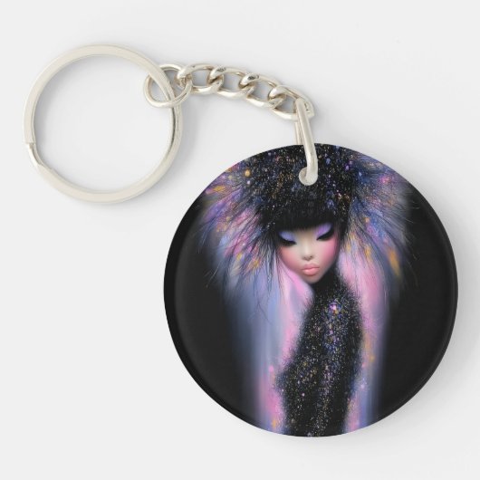 Acrylsleutelhanger Cosmic Diva Stellar Glow Sleutelhanger (Voorkant)
