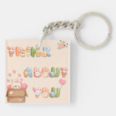 Acrylsleutelhanger | Denk aan Jou Sleutelhanger (Achterkant)