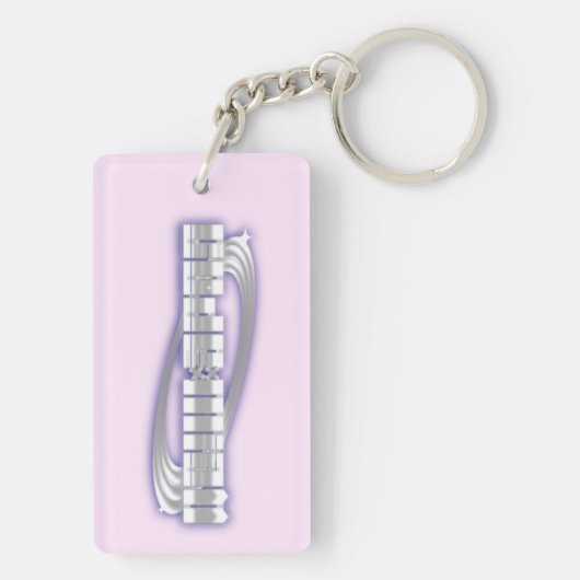 AcrylSleutelhanger | DreamMode Cellphone | CODE:Mi Sleutelhanger (achterkant)