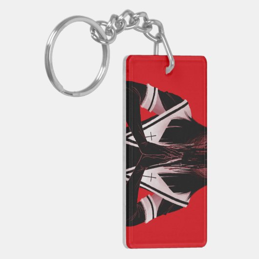 AcrylSleutelhanger | God-achtig | FLO Sleutelhanger (Voorkant Links)