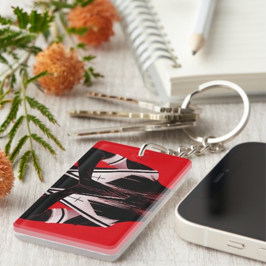 AcrylSleutelhanger | God-achtig | FLO Sleutelhanger (Voorkant Rechts)