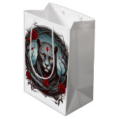 AcrylSleutelhanger Medium Cadeauzakje (Achterkant Gekanteld)