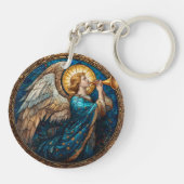 Acrylsleutelhanger met engelontwerp sleutelhanger (Achterkant)