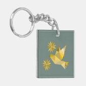 AcrylSleutelhanger met mooie ART Sleutelhanger (Voorkant Links)